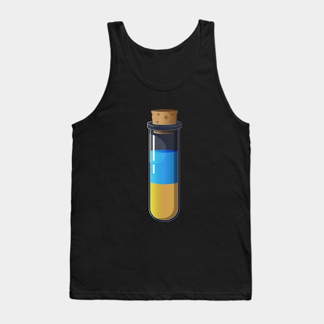 Beaker flask with liquid Tank Top by Polikarp308